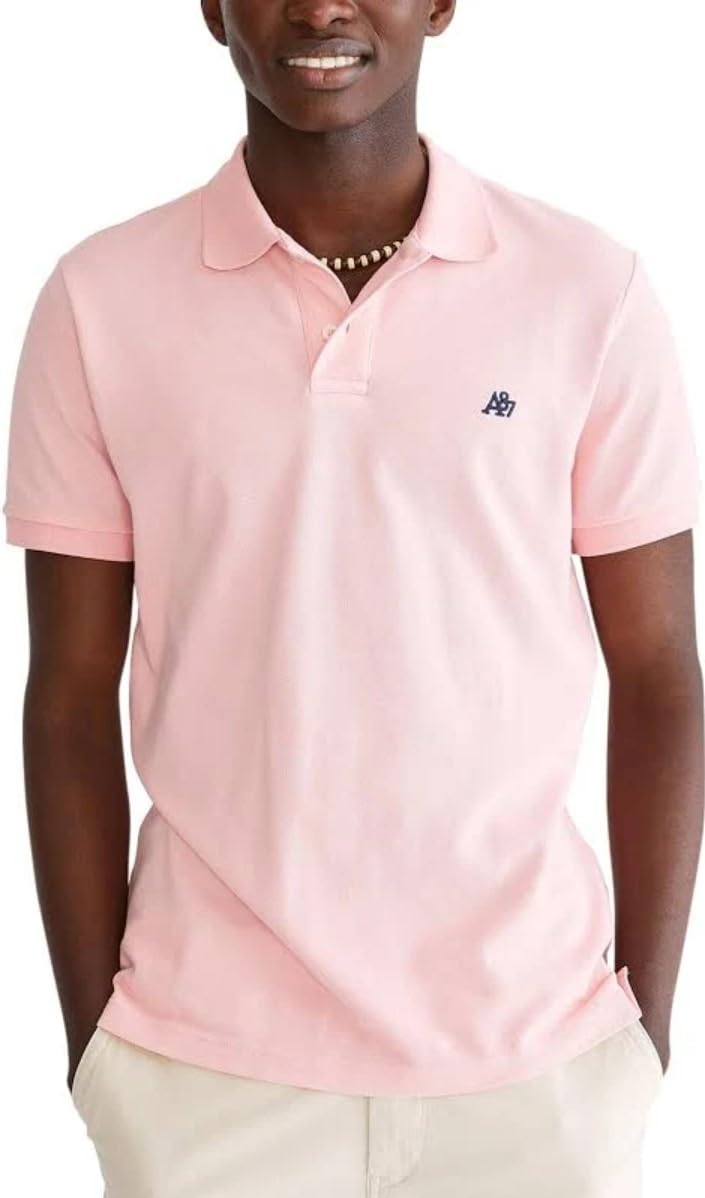 Aeropostale Polo de Piqué para Hombre - XL - Pink Dream