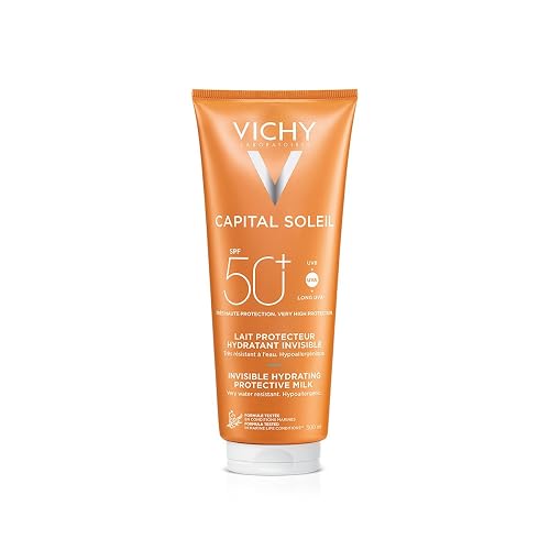 VICHY Protector Solar Corporal y Facial en Crema para Familia FPS 50+ Vichy Capital Soleil 300ml