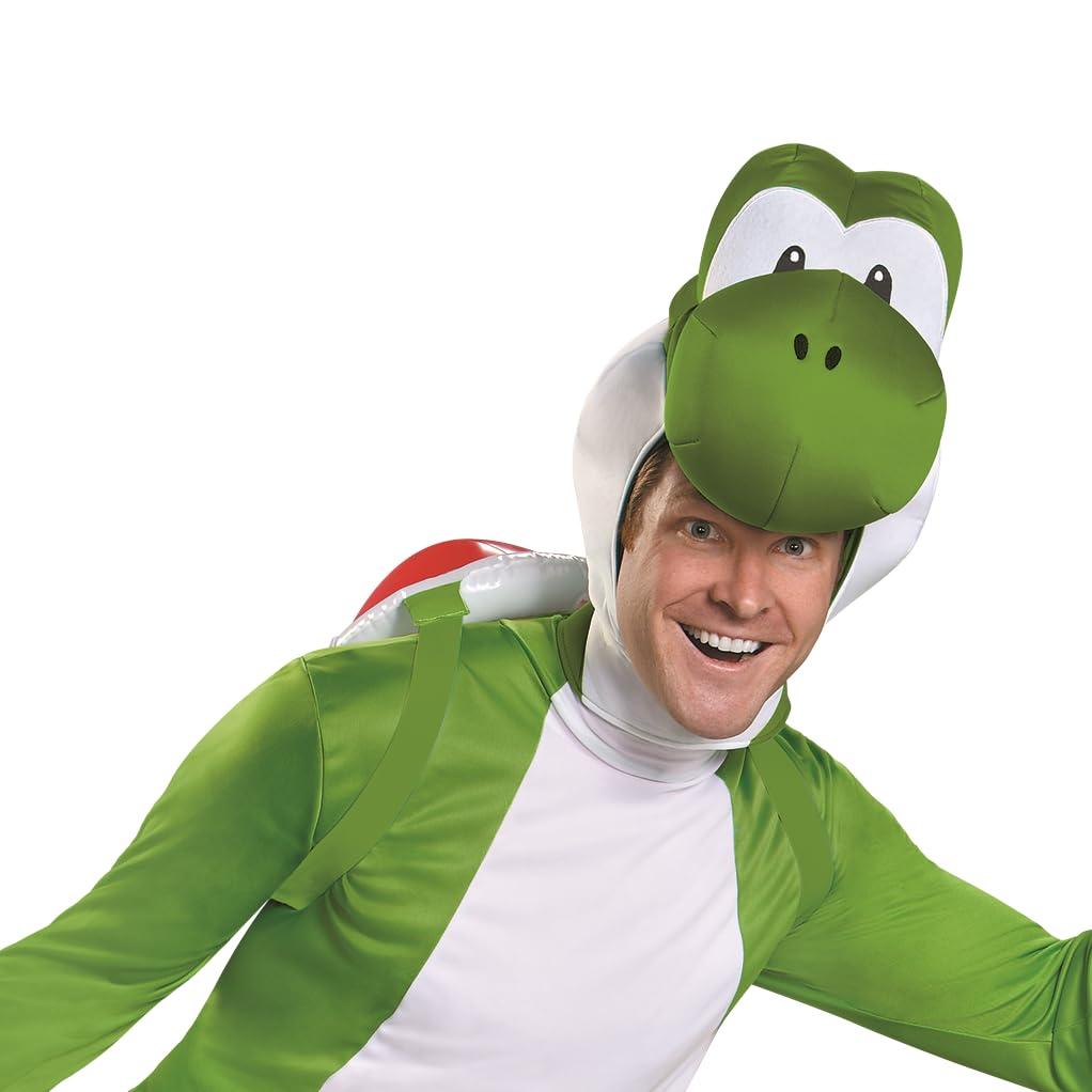 Disguise Disfraz de Yoshi para adulto Disfraces de tamaño adultoHombre