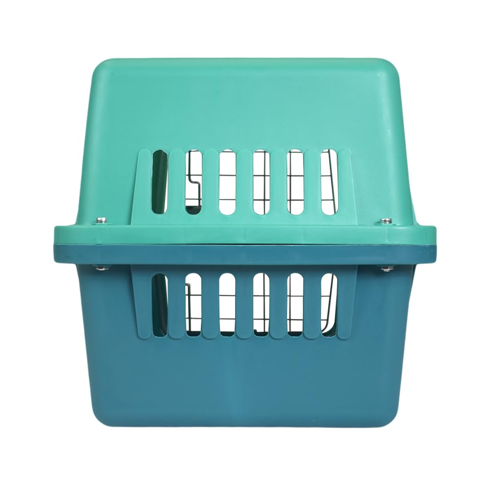 Fancy Pets Transportadora para Perros Gallery Tamaño Chico Color Aqua