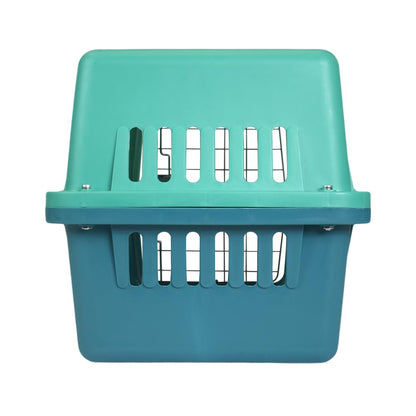 Fancy Pets Transportadora para Perros Gallery Tamaño Chico Color Aqua