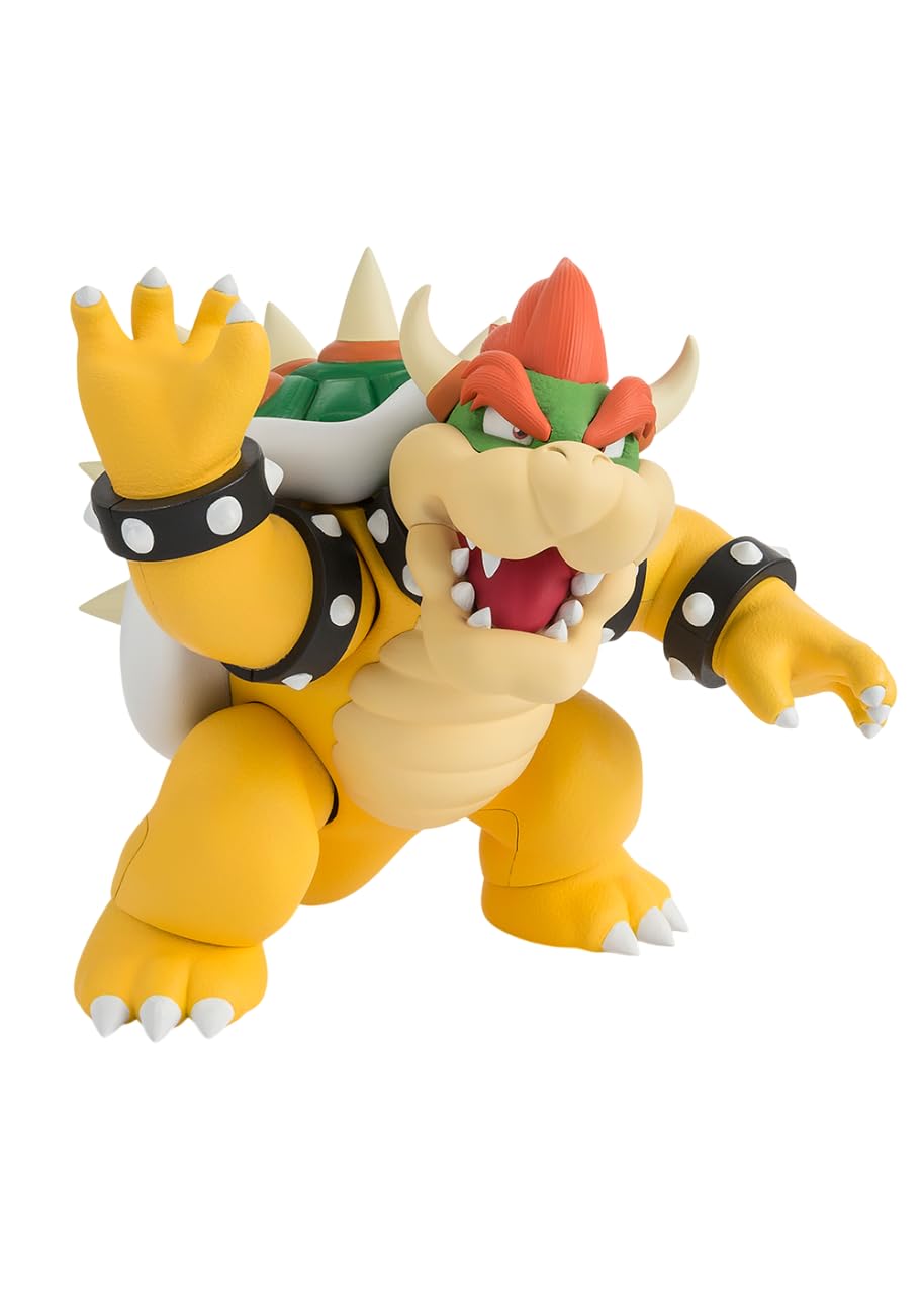 Bandai S.H. Figuarts Super Mario Bros, Figura de Acción 4.3 Pulgadas - Bowser