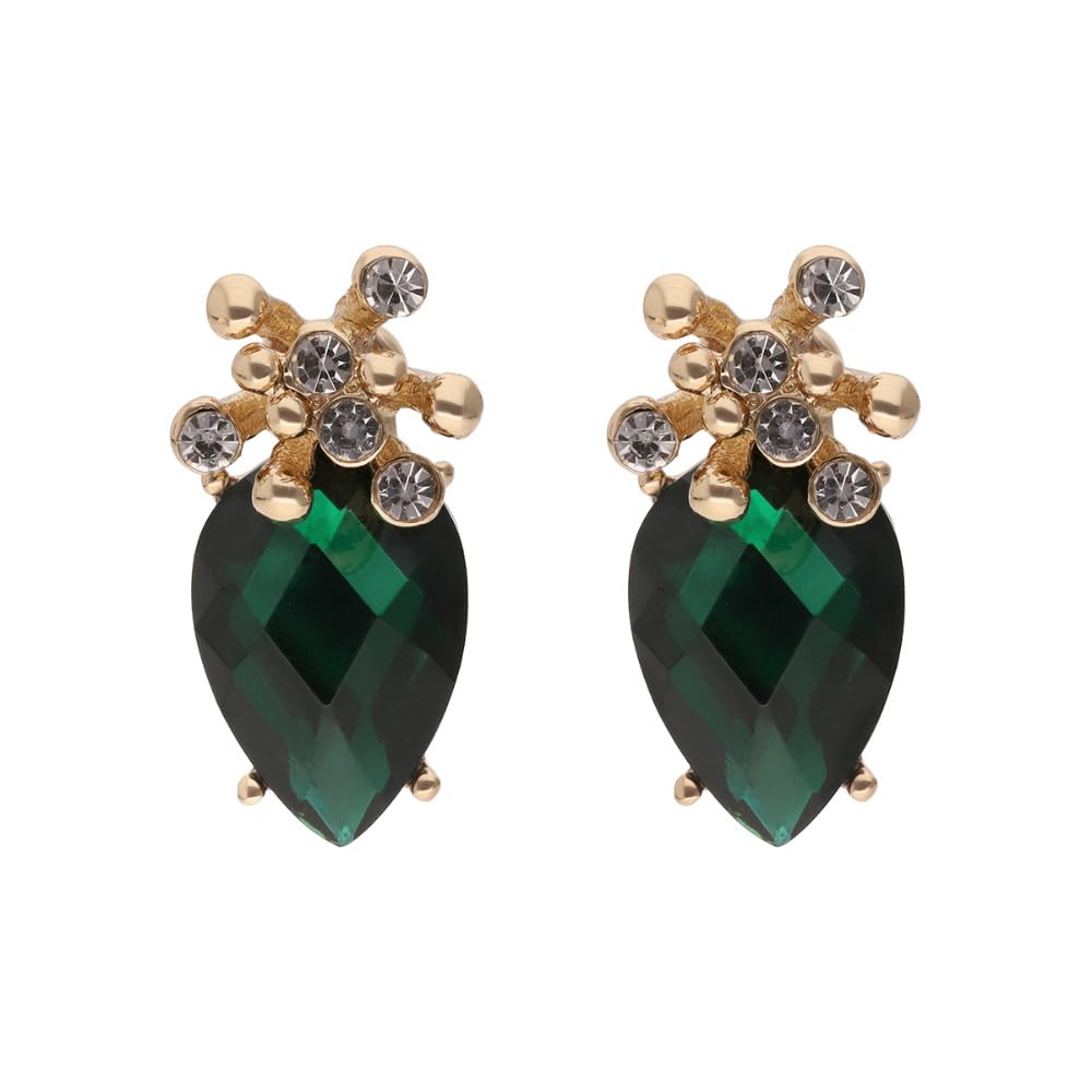 Anne Klein Aretes Gota para Mujer | Dorado, Tipo Botón, Cierre Poste, Forma Gota, Contenido 1 Par