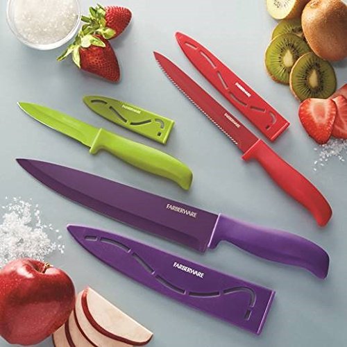 Farberware Classic Color Series 6-Piece Non-Stick Resin Knife Set