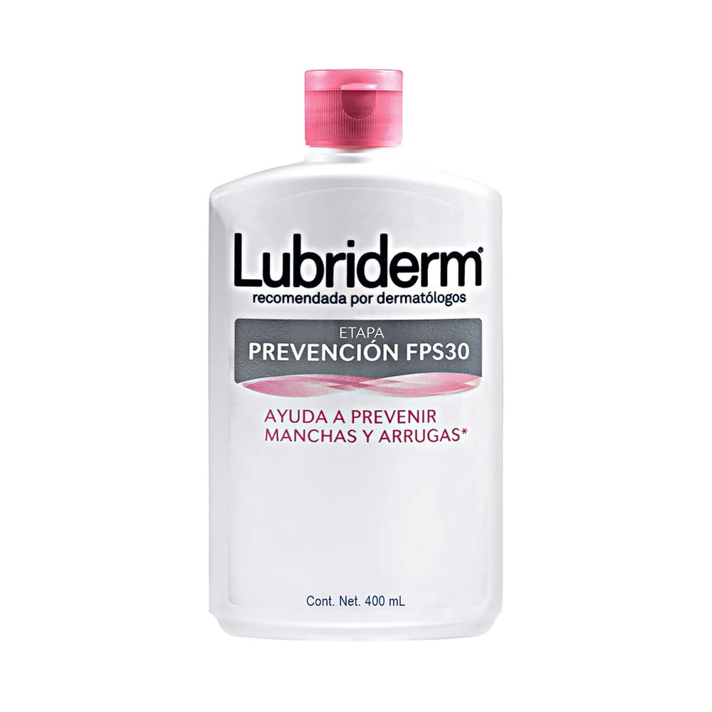 Lubriderm Prevención Crema Corporal FPS30 750 ml - 400 ml (Paquete de 1) - Crema