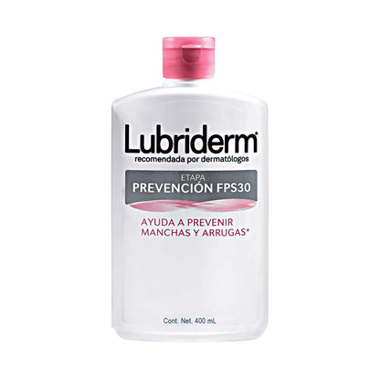 Lubriderm Prevención Crema Corporal FPS30 750 ml - 400 ml (Paquete de 1) - Crema