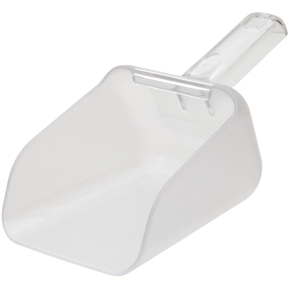 Rubbermaid 9F75 Capacidad de 32 onzas, 10.8 pulgadas de largo x 4.8 pulgadas de ancho x 4.7 pulgadas de alto, color transparente, cuchara de contorno de policarbonato