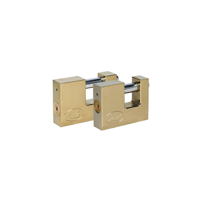 Lock L22C70TLBB Candado de Acero para Cortina Metálica 70 mm Latón Brillante Llave Tetra