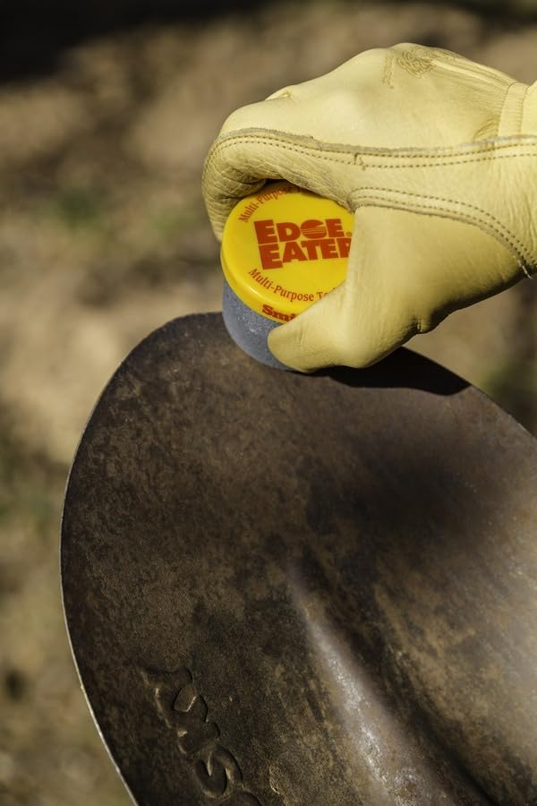 Smith's 50910 Edge Eater - Piedra de afilar - Grano Grueso - Herramientas de césped y jardín - Hachas, machetes, Cuchillas cortacéspedes, cortacéspedes, Palas - Disco de afilar de Mano