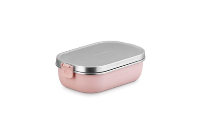 Le Creuset Lonchera de Acero Inoxidable Para Llevar, 30 onzas, Rosa Concha