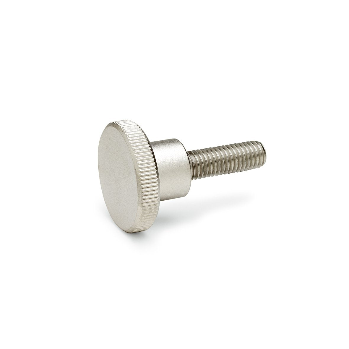 Tornillo de mariposa de acero inoxidable 303, cabeza moleteada, roscas gruesas métricas M6-1.0