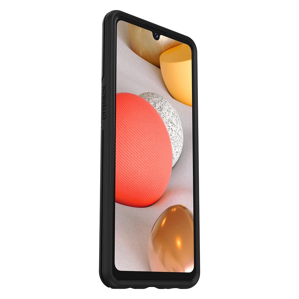 OtterBox - Funda para Galaxy A42 5G Symmetry Series - Negro, Ultra Elegante, Compatible con Carga inalámbrica, Bordes elevados Que protegen la cámara y la visualización