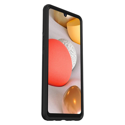 OtterBox - Funda para Galaxy A42 5G Symmetry Series - Negro, Ultra Elegante, Compatible con Carga inalámbrica, Bordes elevados Que protegen la cámara y la visualización