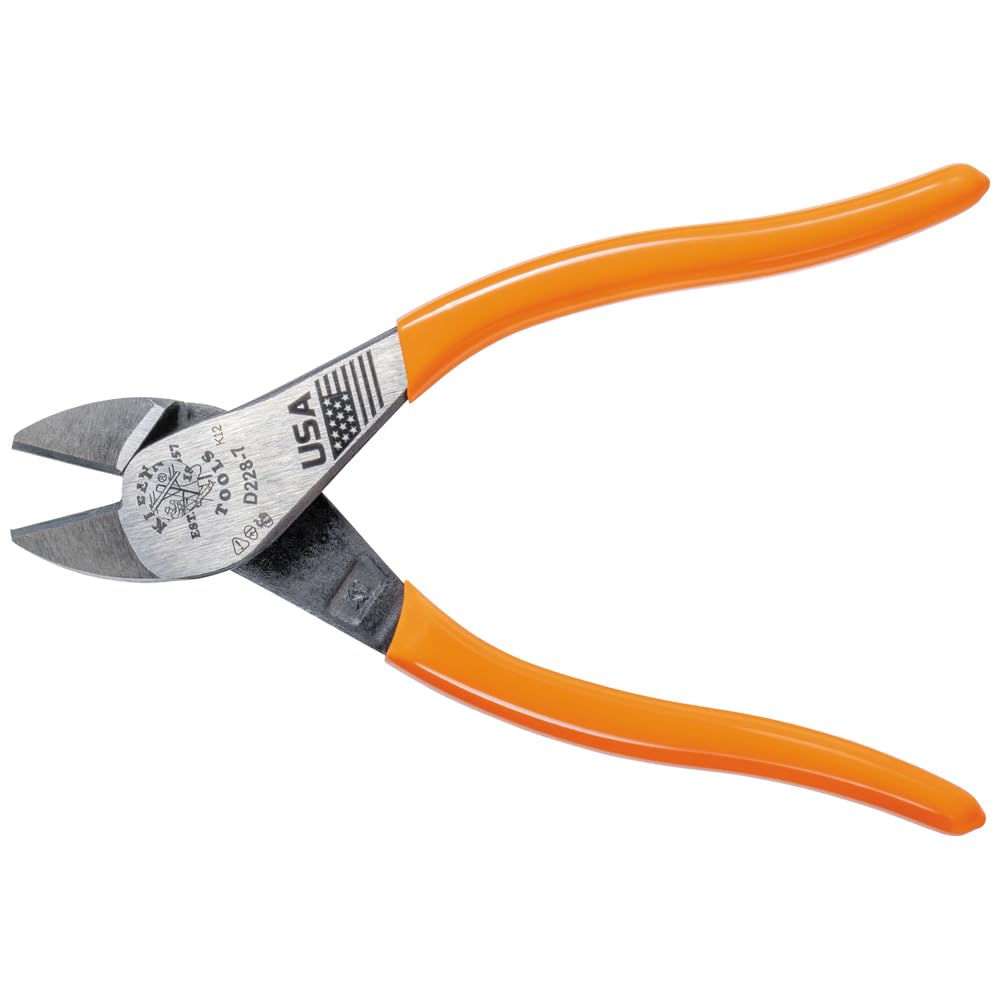 KLEIN TOOLS D228-7 | Pinzas De Corte Diagonal | 18.1 Cm | Alta Palanca