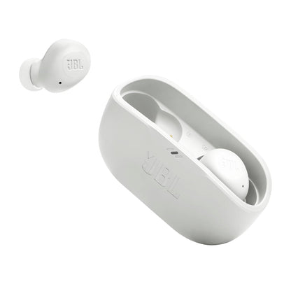JBL Vibe Buds Audífonos Inalámbricos In-Ear, Drivers 8mm, 32 h - Blanco (MU13291)