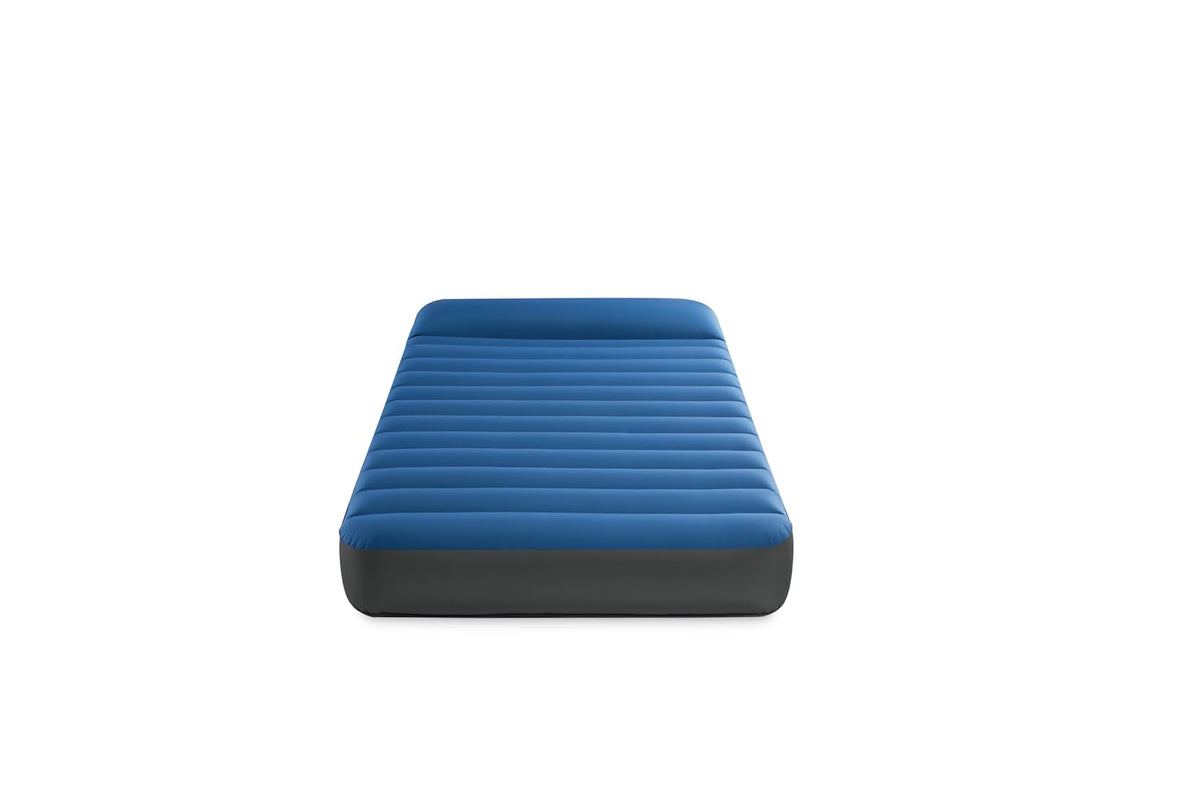 Intex 64011E TruAire - Colchón de Camping de Lujo de TPU: Fiber-Tech - Laminado Resistente a pinchazos - Bomba de Aire USB QuickFill - Capacidad de Peso de 300 Libras - Tamaño Doble