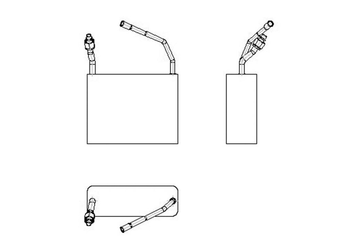 TYC 96038 Núcleo de Calentador Compatible con Jeep Wrangler 1987-1995 | Transfiere el calor del refrigerante del motor para soportar la calefacción confiable de la cabina y la descongelación del