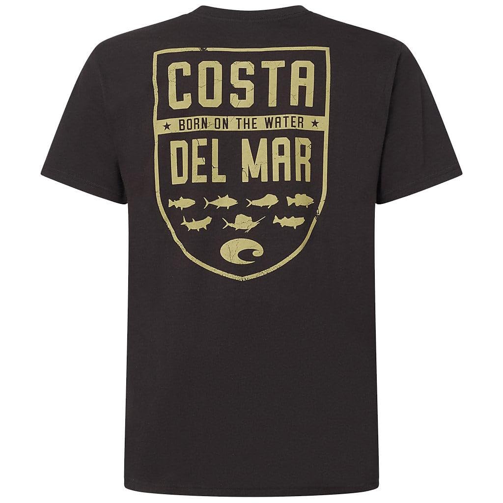 Costa del Mar Escudo de Especies Costa Camiseta para Unisex Adulto