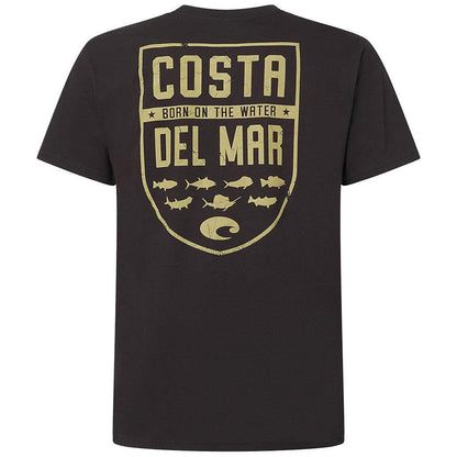 Costa del Mar Escudo de Especies Costa Camiseta para Unisex Adulto