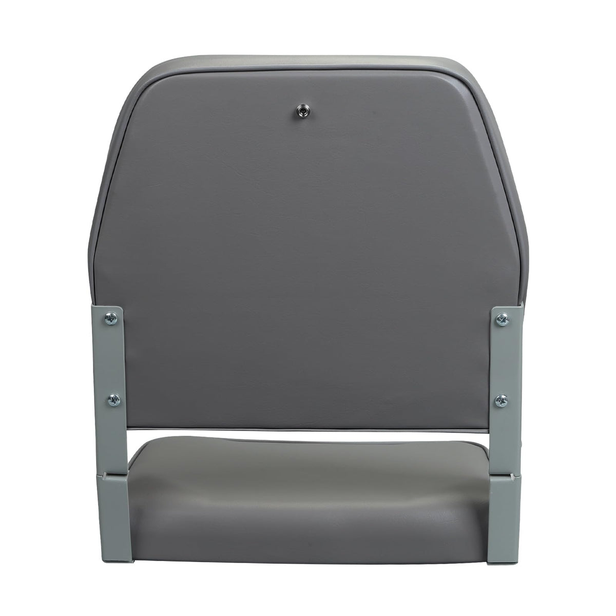 ERGOSEAT - Asientos de barco con respaldo bajo, asiento plegable para barco de pesca con respaldo, silla de barco, asiento de barco de bajo marino Jon, asiento de canoa, 1 paquete, gris oscuro