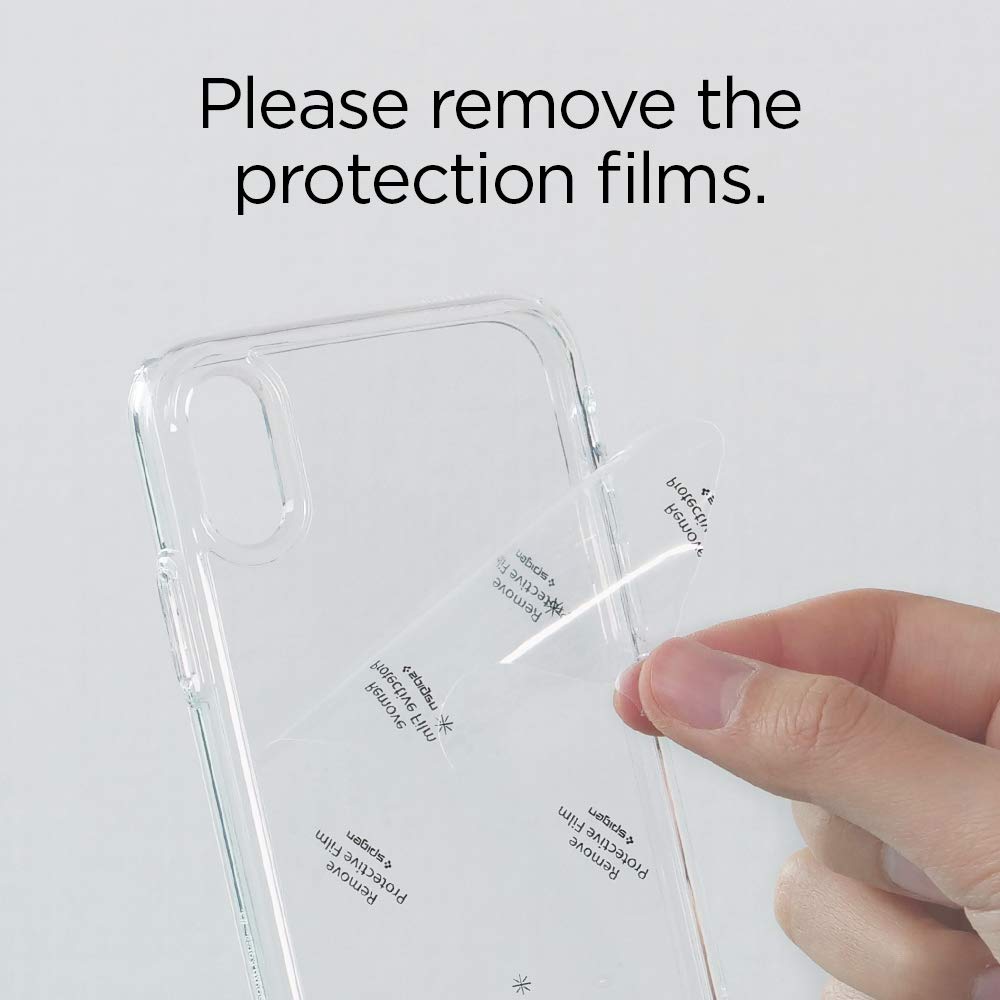 Spigen Estuche Ultra híbrido diseñado para iPhone XS (2018) / Estuche diseñado para iPhone X (2017) Claro como el Cristal