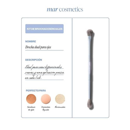 Mar Cosmetics Set de 4 Brochas 2 en 1