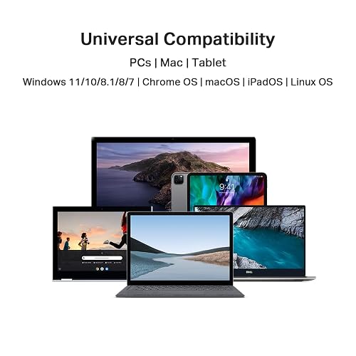 TP-Link UE300C, Adaptador de Red USB Type-C a Ethernet RJ45 LAN Gigabit,1000Mbps, Compatible con Windows 11/10/8.1/8, macOS, iPadOS, Chrome OS y Linux OS