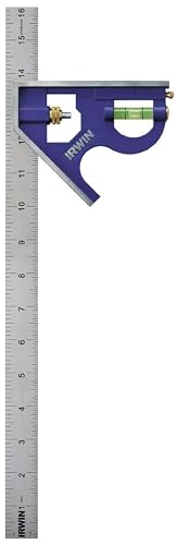 IRWIN Tools Combination Square, Metal-Body, 16-Inch (1794471)