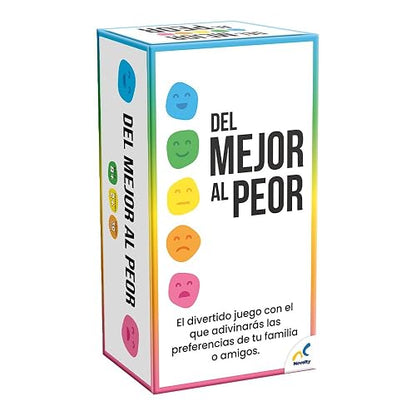 NOVELTY CORP. Juego de Cartas del Mejor al Peor, para mas de 2 Jugadores a Partir de 8 años, 30 Minutos por Partida