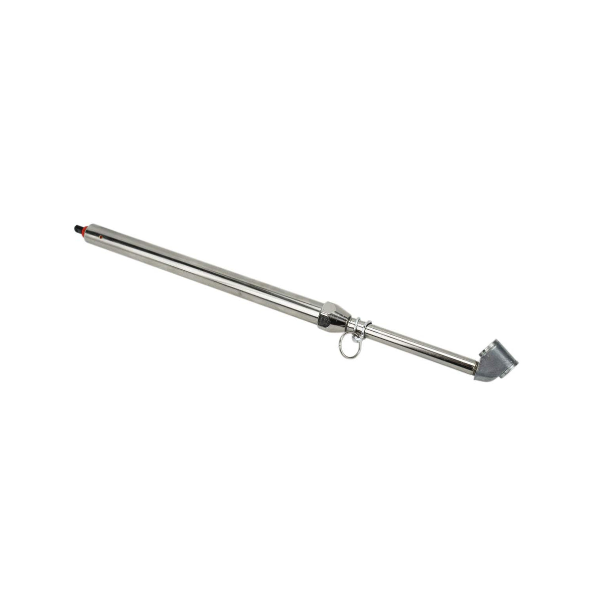 Milton S-976C Medidor Presión Neumáticos Calibrable Portabrocas Doble Cabeza 10-160 PSI Plateado