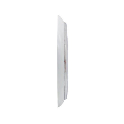 Springfield Termómetro de Esfera Grande para Interiores y Exteriores, inalámbrico con números Grandes fáciles de Leer, Esfera de 8 Pulgadas para Uso en Patio, Piscina o Interior, Acabado Blanco