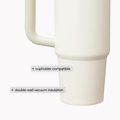 Stanley Quencher H2.0 FlowState - Vaso de acero inoxidable aislado al vacío con tapa y popote para agua, té helado, café, licuados y más, ciruela, 1180 ml.