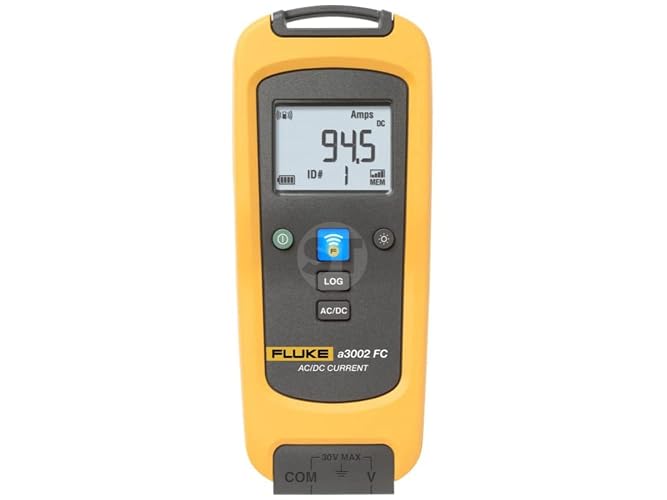 Fluke A3002 FC Módulo Corriente Inalámbrico AC/DC hasta 600 A/1000 A Registro 65 000 lecturas WiFi Fluke Connect Mantenimiento Industrial