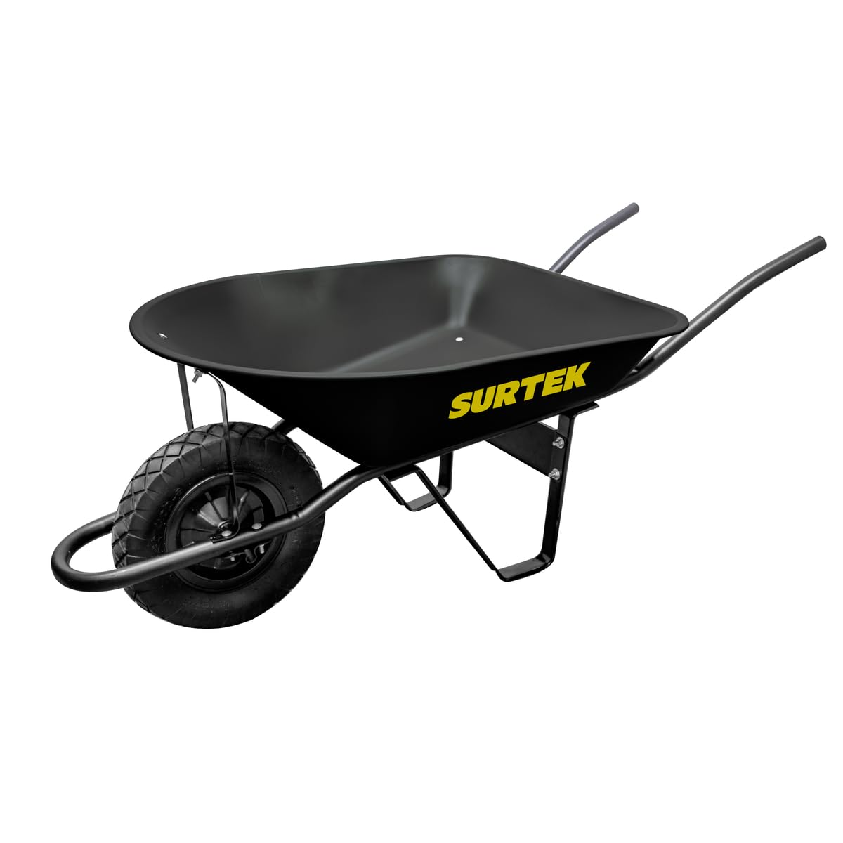 Surtek CSG552 Carretilla ligera con bastidor metálico 5.5 Ft llanta neumática de 2 capas