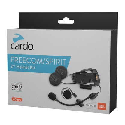 Cardo FREECOM-X Spirit 2ND Kit de Casco JBL, Negro, Conexión Inalámbrica