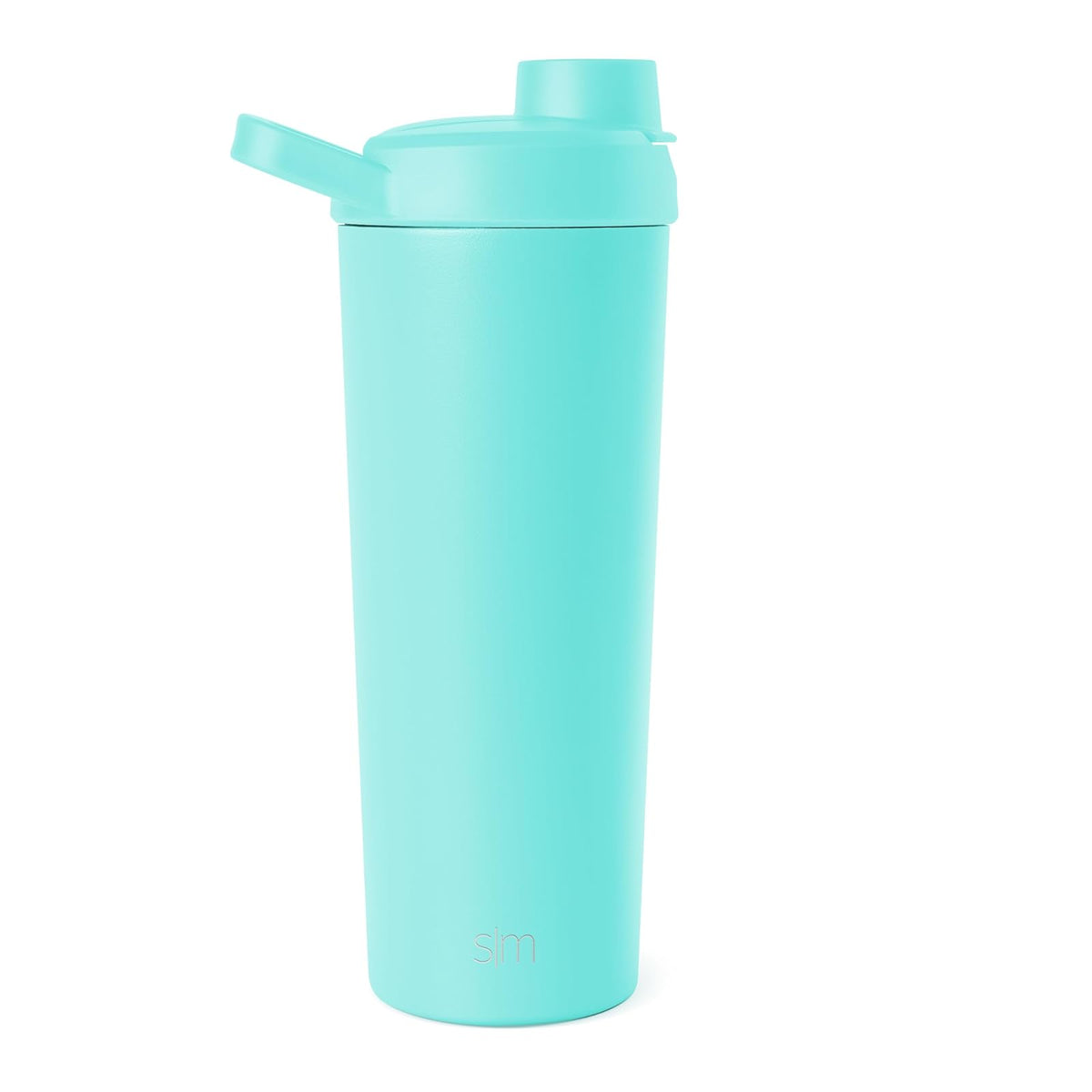 Simple Modern Rally Botella Mezcladora de Acero Inoxidable con Bola, 710 ml - 0.7 Litros - Verde (Ocean Water)