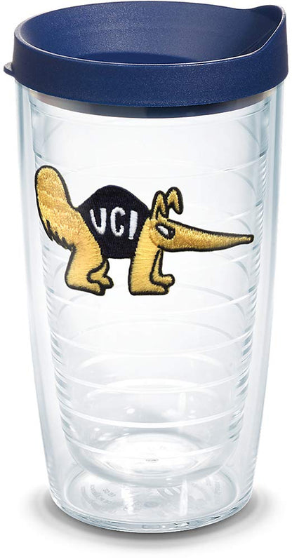 Tervis - Vaso individual con tapa, Ca Univ Irvine, Transparente, 473,18ml, 1