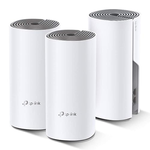TP-Link Deco Mesh WiFi AC1200 Sistema para Todo el hogar, Doble Banda 1200 Mbps, Conecta hasta 100 Dispositivos, Compatible con Alexa