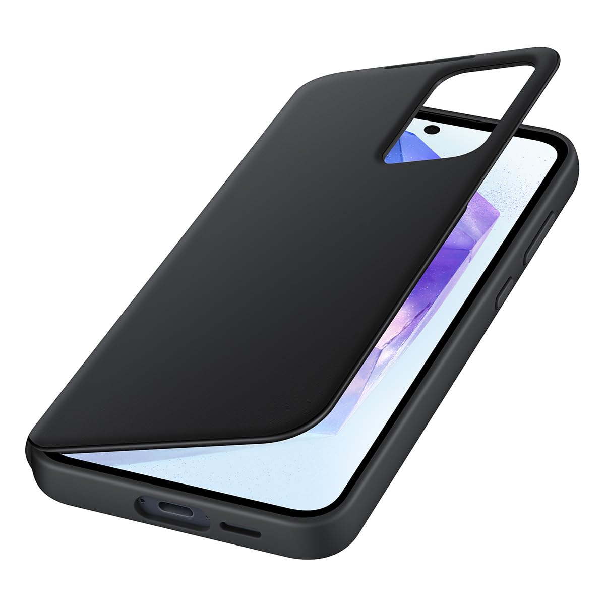 Samsung Funda para Celular Galaxy A55 Smart View Wallet Cover Color: Negro