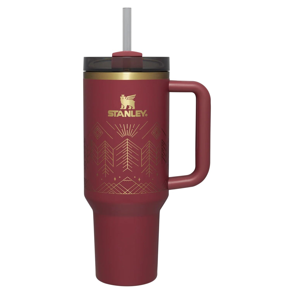Stanley Quencher H2.0 Termo de Acero Inoxidable con Popote 1.18 L - Rojo