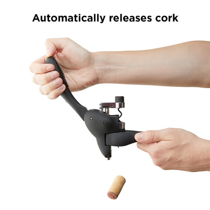 Metrokane Rabbit 6-Piece Wine Tool Kit, Black
