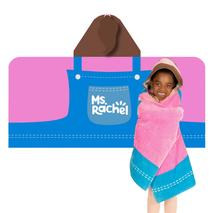 Ms. Rachel Kids - Toalla de Toalla de Rizo de algodón Suave súper Suave para baño/alberca/Playa, 24 x 50 Pulgadas, (Producto Oficial de Licencia) por Franco