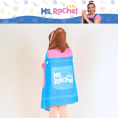 Ms. Rachel Kids - Toalla de Toalla de Rizo de algodón Suave súper Suave para baño/alberca/Playa, 24 x 50 Pulgadas, (Producto Oficial de Licencia) por Franco