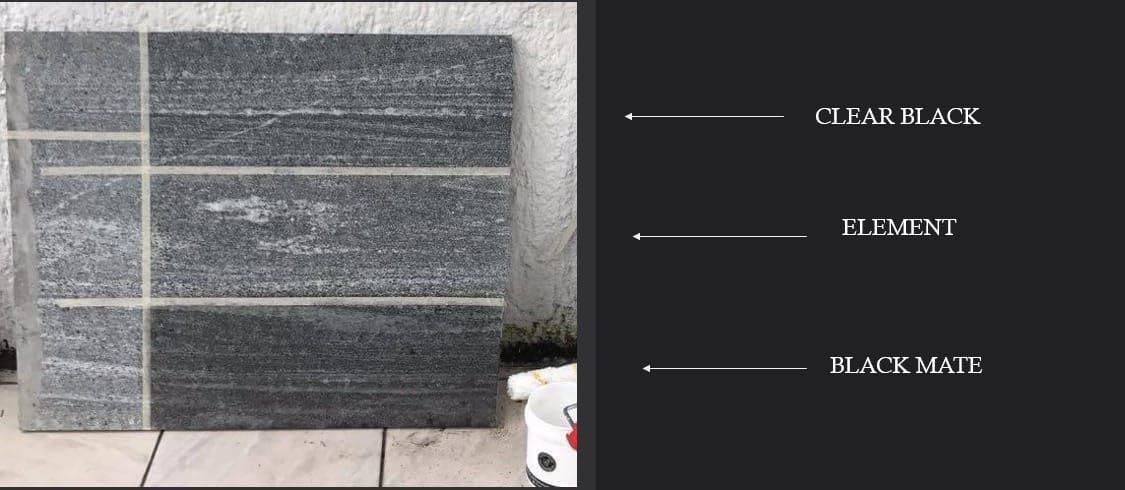 778 SSCBL CLEAR BLACK Protector e intensificador para piedras negras con veta, ideal para Cantera negra, Granito flameado, Granito chino 1 Litro