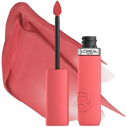 L'Oréal Paris Infallible Le Matte Resistance Labial Líquido Mate de Larga Duración Hasta por 16h con Ácido Hialurónico, Tono 650 Wedding Night
