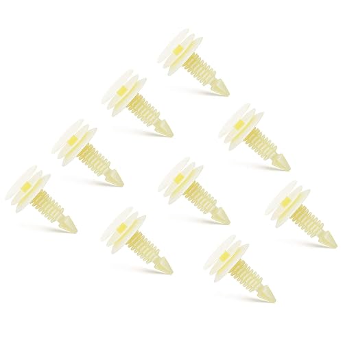 GOOACC Clips de Protección contra Salpicaduras GRC-70, 35 Piezas para Motor/Parachoques/Guardabarros, Blanco