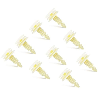 GOOACC Clips de Protección contra Salpicaduras GRC-70, 35 Piezas para Motor/Parachoques/Guardabarros, Blanco