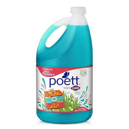 Poett Pack Limpiador Aromatizante Alegra tu día y flores de primavera 2un x 4 lts