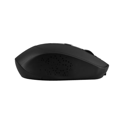 PERFECTCHOICE Perfect Choice Mouse Inalámbrico Clic Silencioso Recargable de Carga Rapida Tipo C dpi 1600 Clix (Negro)