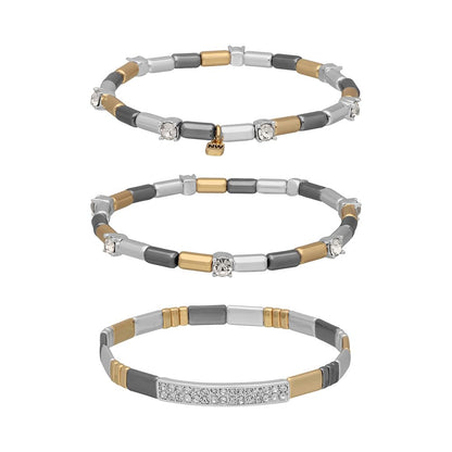 Nine West Box Pulsera Color Tritono para Mujer